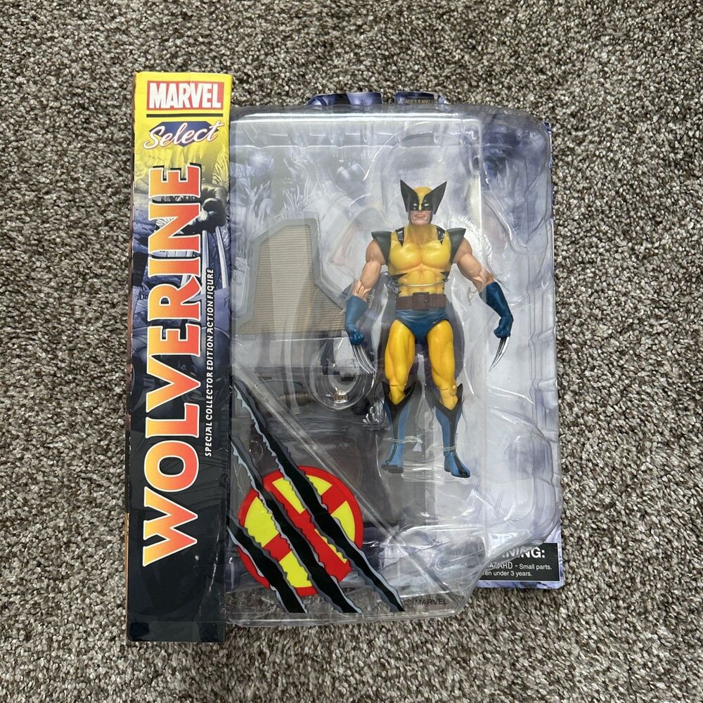 marvel select wolverine MOSC 2009 Action Figure New in Box XMen Superhero